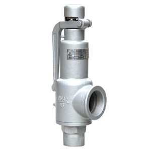 Spring loaded full lift safety valve witha lever（A28H）