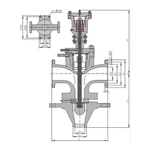 High pressure main safety valve（A69Y DN150）